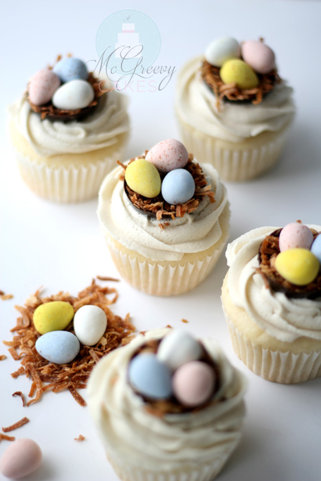 Easter/Spring Cupcakes Tall View