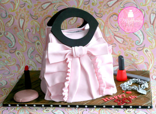 Pink Purse Cake