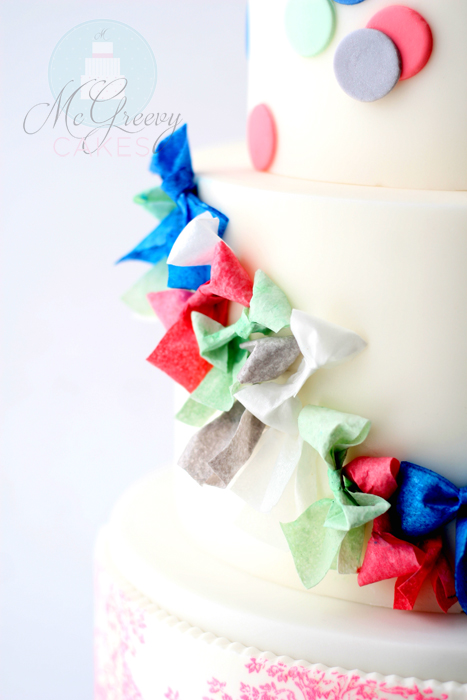 Wafer Paper Bows Close Up