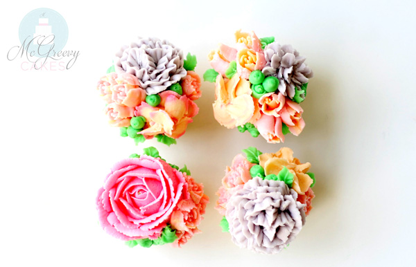 Buttercream Flowers Cupcakes