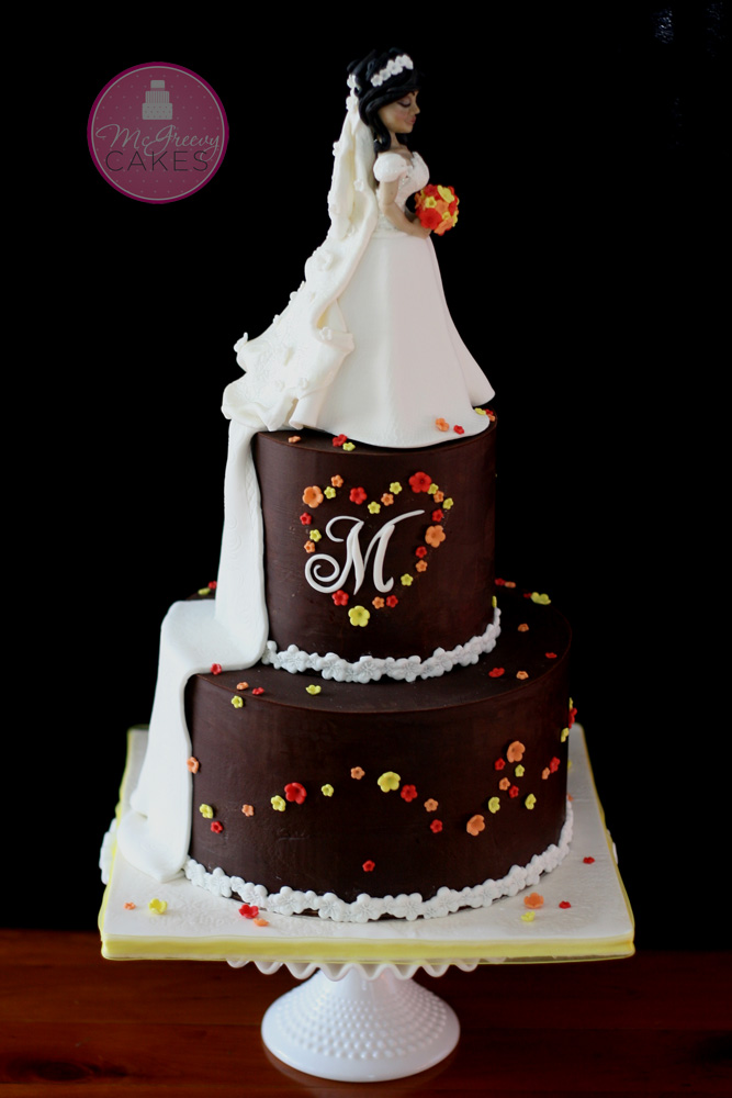 Ganache/Buttercream With Sharp Edges Bridal Shower