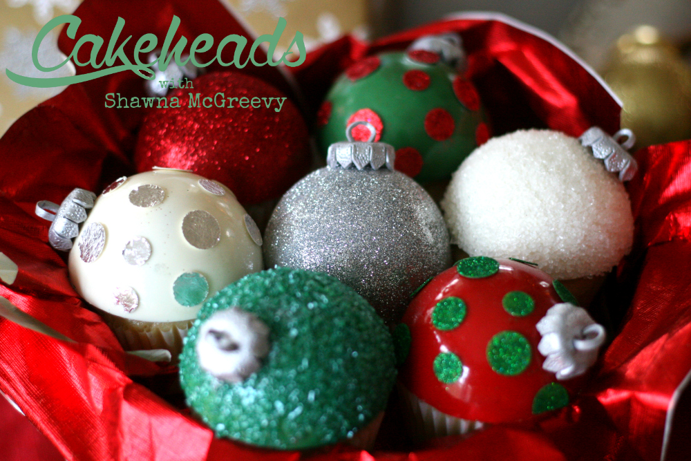 Ornament Cupcakes Wide View