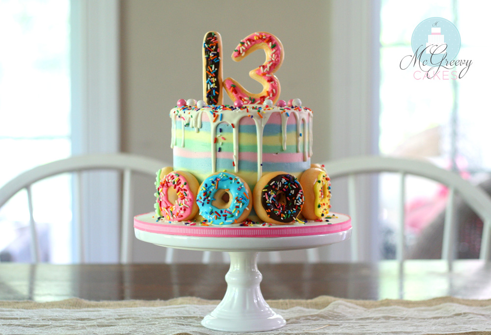 Donut Cake wide View