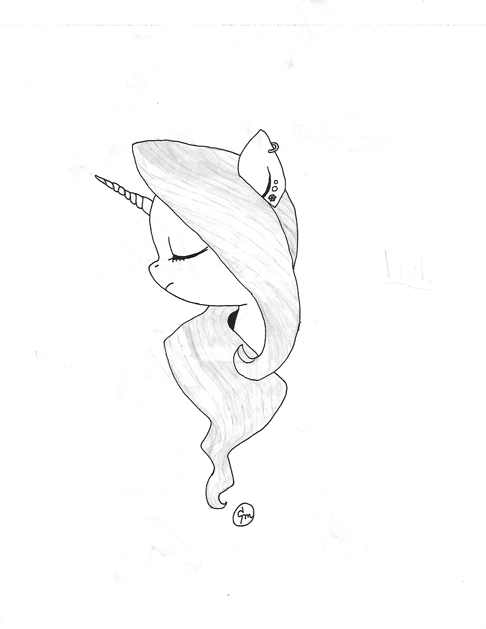 unicorn sofies drawing
