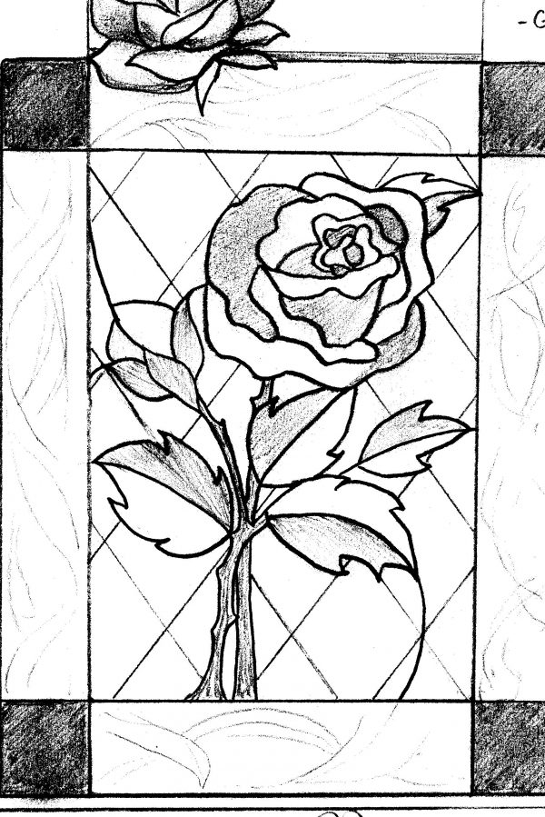 Stained-Glass-Roses-Sketch