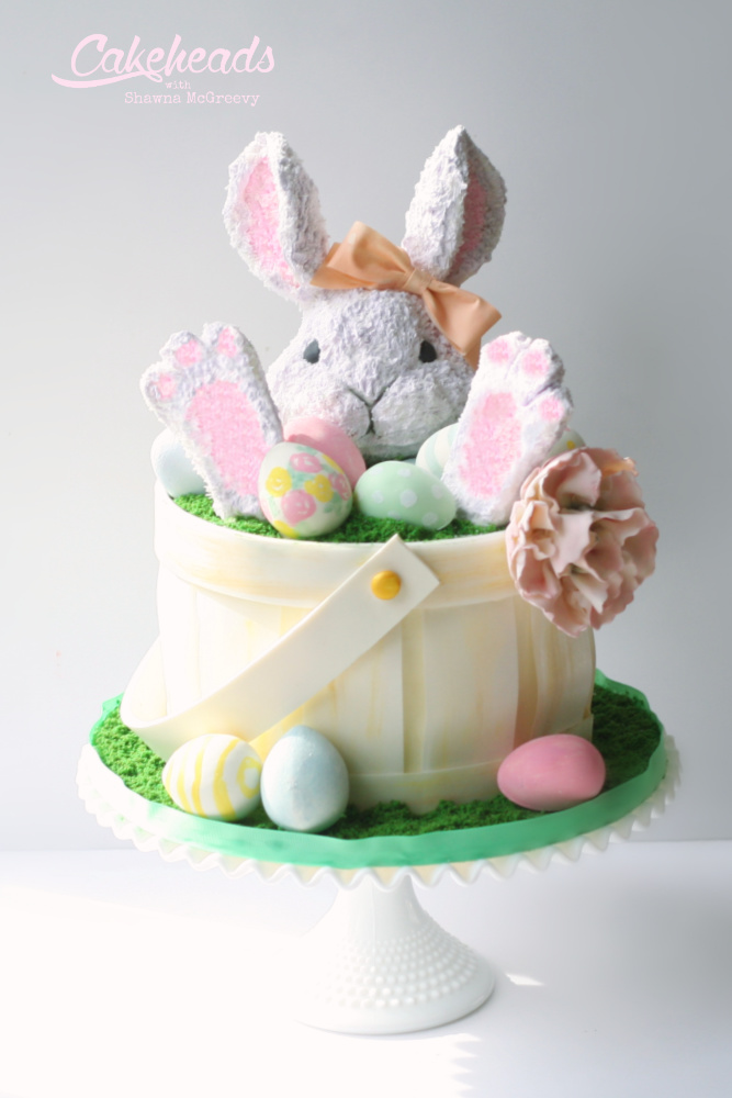 bunny basket full tall