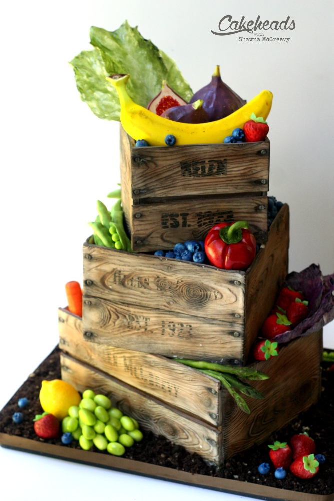 veggie crate off-center
