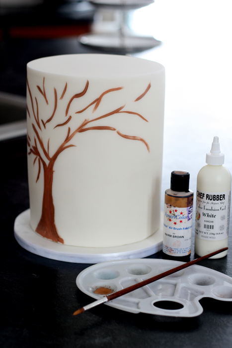 paint brown tree
