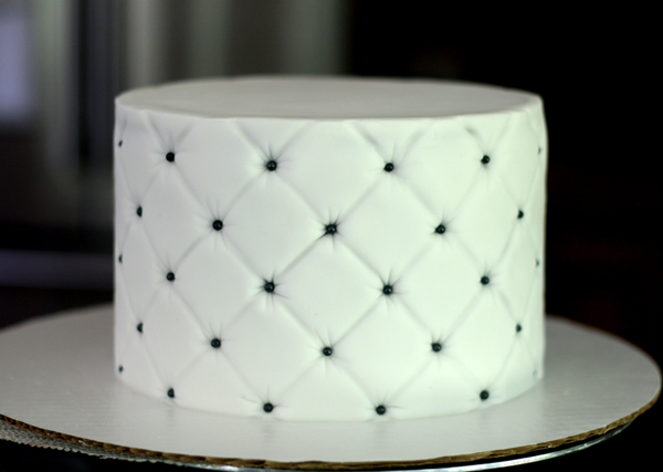 tufted with pearls