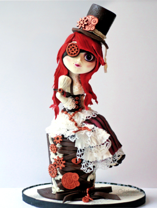 lace steampunk doll