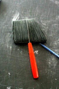 paint brush bristles