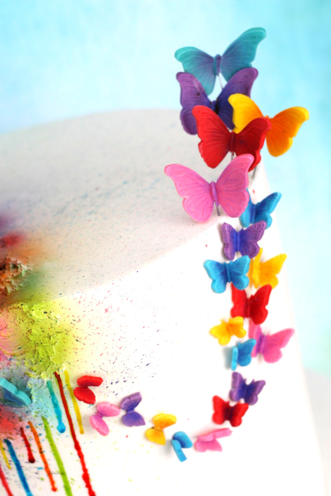 color tree butterflies