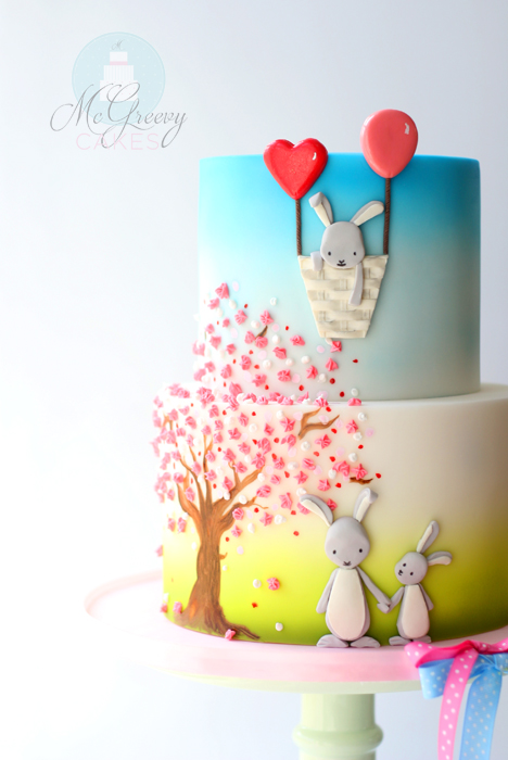 bunny cake side
