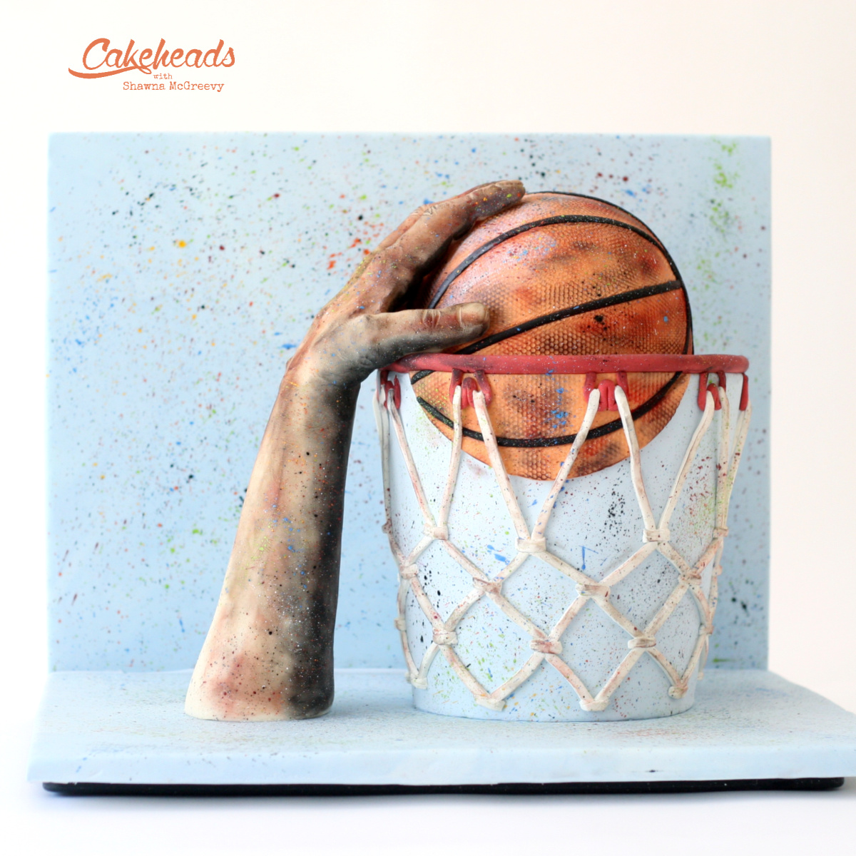 basketball dunk cake sq