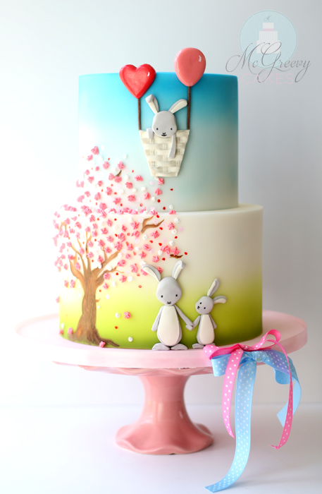 bunny cake full tall