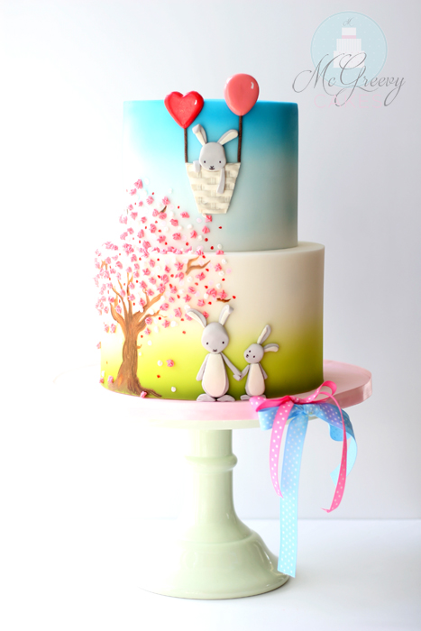 bunny cake tall full