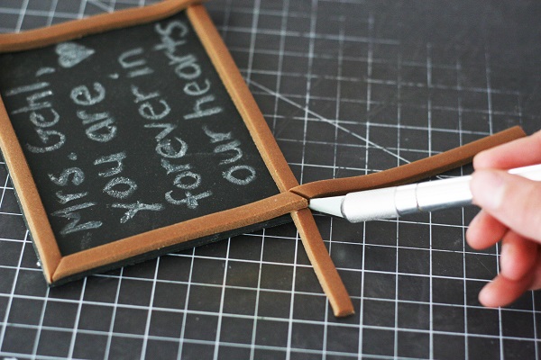 chalkboard wood frame