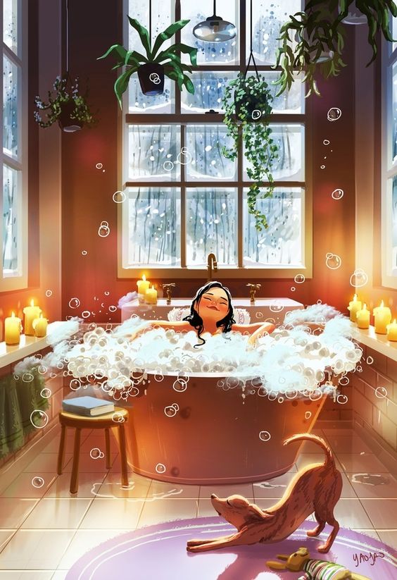 bubble bath inspiration photo