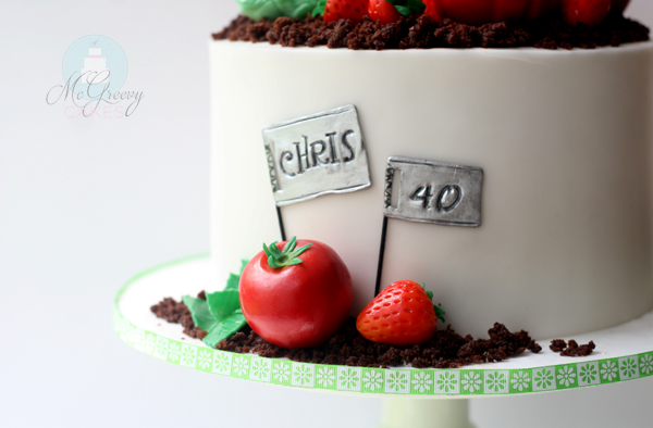 garden cake markers