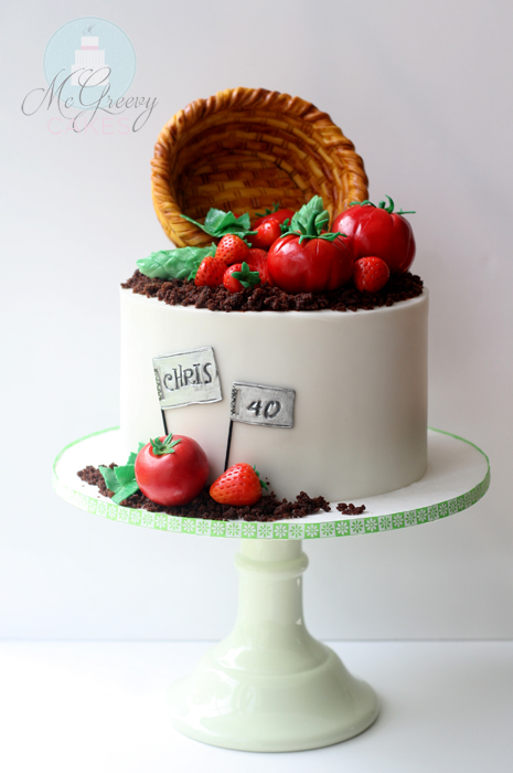 garden cake tall straight