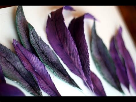 gumpaste feathers