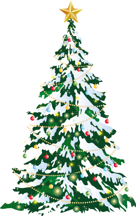 christmas tree decorated 7