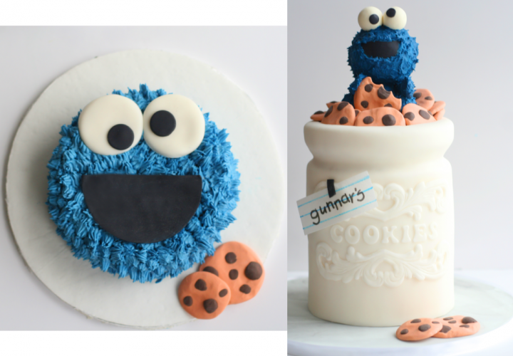 cookie monster collage wide