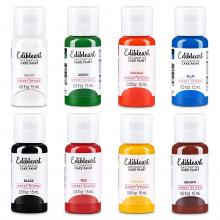 Sweet Sticks Edible Art Decorative Cake Paint 0.5 Ounce - 8 Primary Colors