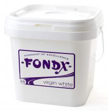 FONDX Rolled Fondant 22 lb - Vanilla Flavor, Virgin White