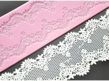 Joinor Baking Supplies Sweet Lace Mat Silicone Mold for Cake Decorating Floral Lace