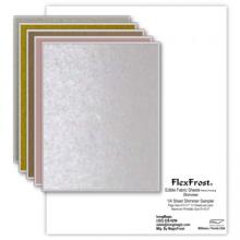 Oasis Supply Magic FlexFrost Edible Image Fabric Icing Sheets - 10 Pack, Shimmer Sampler