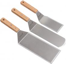 Professional Spatula Set - Stainless Steel Oversized Hamburger Flipper