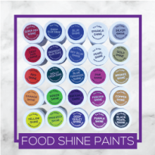 trulcolor food shine paints