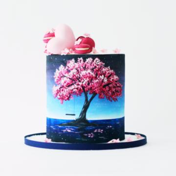 cherry blossom cake sm sq